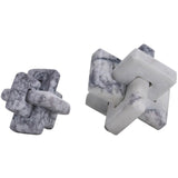 Keiichi Loop Sculpture – Large – Grey Marble