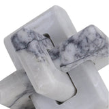Keiichi Loop Sculpture – Large – Grey Marble