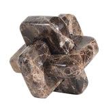 Keiichi Loop Sculpture – Small – Coffee Marble