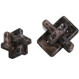 Keiichi Loop Sculpture – Small – Coffee Marble