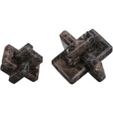 Keiichi Loop Sculpture – Small – Coffee Marble
