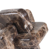 Keiichi Loop Sculpture – Small – Coffee Marble
