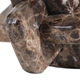 Keiichi Loop Sculpture – Small – Coffee Marble