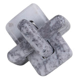 Keiichi Loop Sculpture – Small – Grey Marble