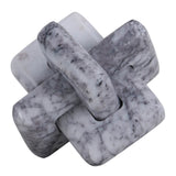 Keiichi Loop Sculpture – Small – Grey Marble