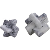 Keiichi Loop Sculpture – Small – Grey Marble