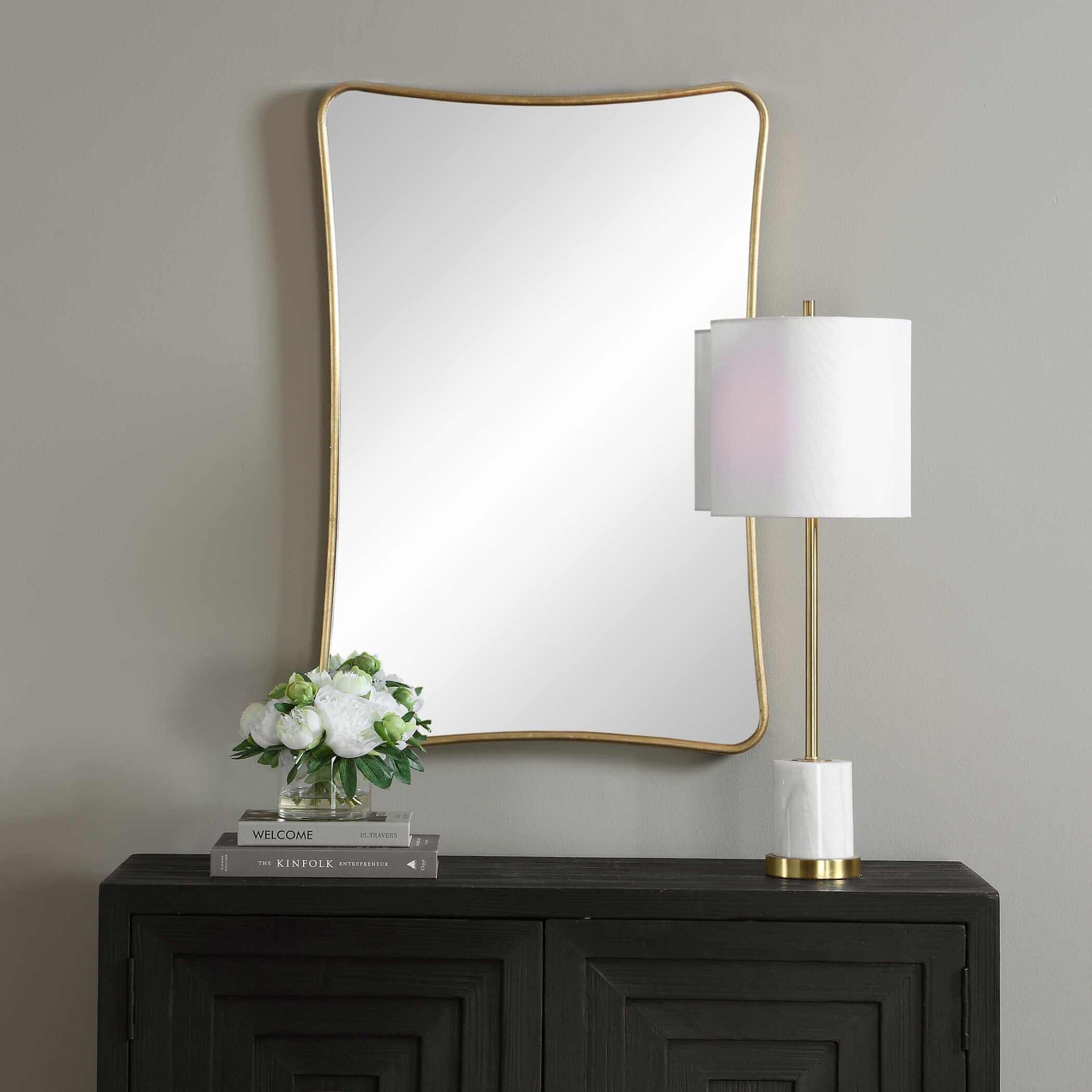 Keiichi Marianne Mirror – Gold Leaf