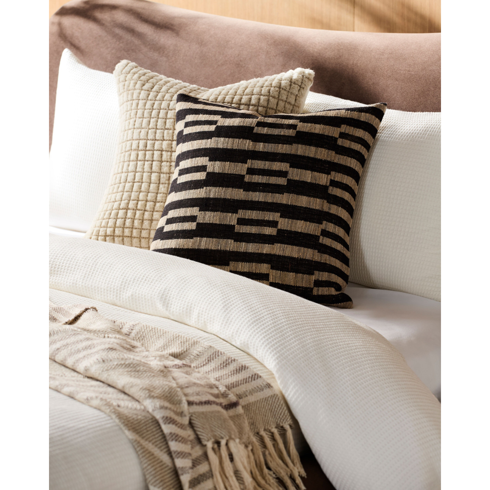 Keiichi Marzano Hand Woven Cushion – Black