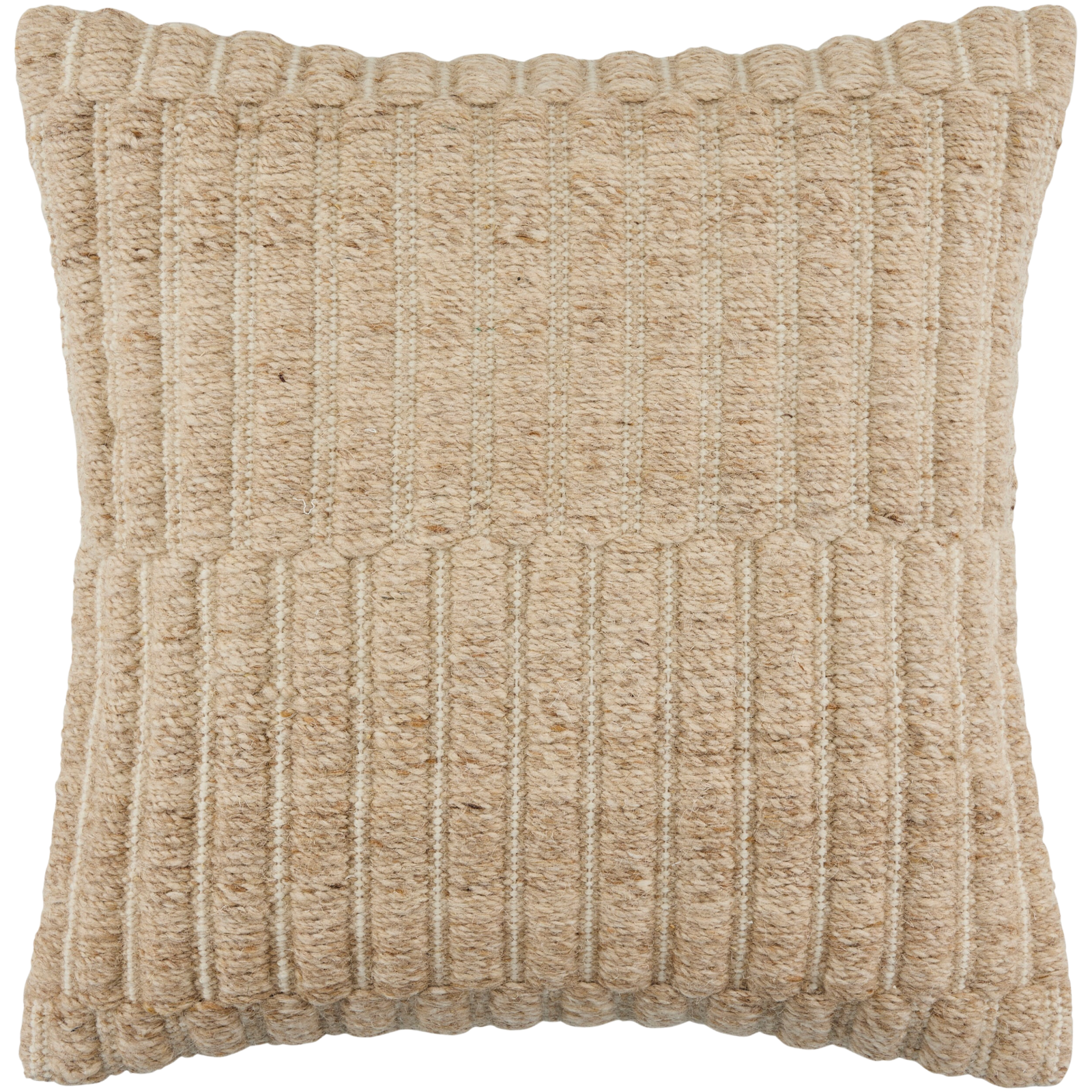 Keiichi Marzano Hand Woven Cushion – Warm Natural