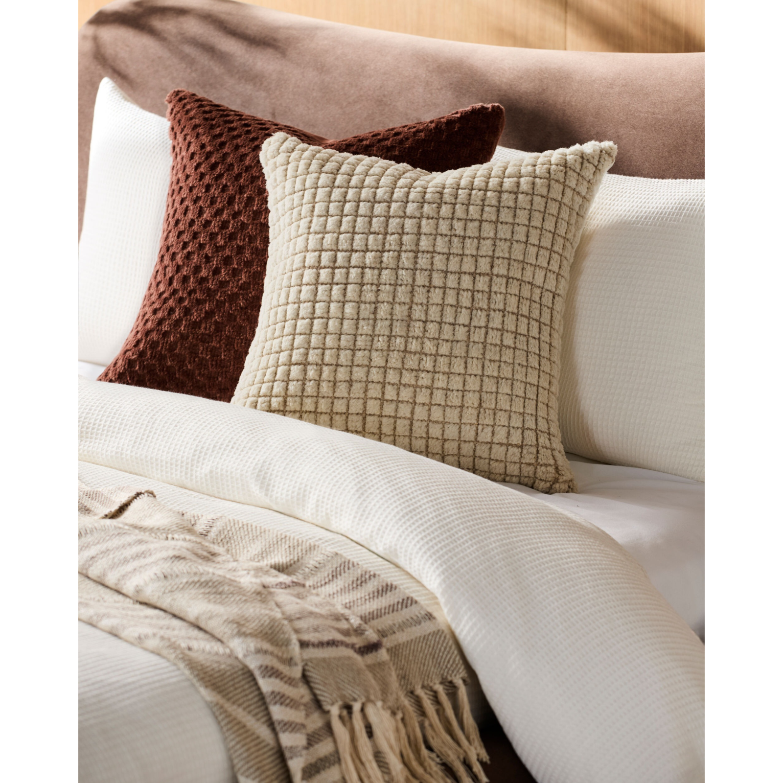 Keiichi Novoli Hand Woven Cushion – Natural