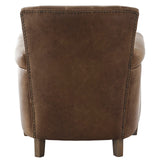 Keiichi Oxford Club Chair – Chocolate Leather