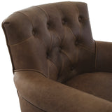 Keiichi Oxford Club Chair – Chocolate Leather