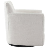 Keiichi Paxford Swivel Chair – Off-White