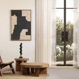 Keiichi Reclaimed Oak Round Side Table