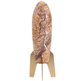 Keiichi Rocket Sculpture – Brown Marble – Large