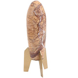 Keiichi Rocket Sculpture – Brown Marble – Large
