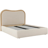 Keiichi Sandford Curved Upholstered Bed – King