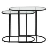 Keiichi Slide Nesting Tables – Black