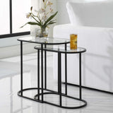 Keiichi Slide Nesting Tables – Black