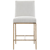 Keiichi Sloane Counter Stool – Aged Brass