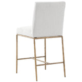 Keiichi Sloane Counter Stool – Aged Brass