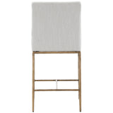 Keiichi Sloane Counter Stool – Aged Brass