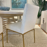 Keiichi Sloane Dining Chair – Aged Brass
