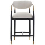 Keiichi Soho Counter Stool – Ebony and Brass