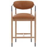 Keiichi Soho Counter Stool – Natural and Bronze
