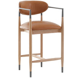 Keiichi Soho Counter Stool – Natural and Bronze