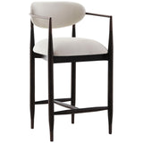 Keiichi Soho Counter Stool – Walnut and Bronze