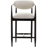 Keiichi Soho Counter Stool – Walnut and Bronze