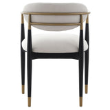 Keiichi Soho Dining Chair – Ebony and Brass