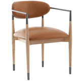 Keiichi Soho Dining Chair – Natural and Bronze
