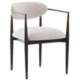 Keiichi Soho Dining Chair – Walnut and Bronze