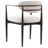 Keiichi Soho Dining Chair – Walnut and Bronze
