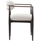 Keiichi Soho Dining Chair – Walnut and Bronze
