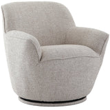 Keiichi Teddington Swivel Accent Chair