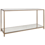 Keiichi Upton Console Table – Antique Brass