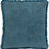 Keiichi Washed Cotton Velvet Woven Cushion – Ocean