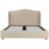 Keiichi Wilmcote Winged Upholstered Bed - King