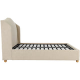 Keiichi Wilmcote Winged Upholstered Bed - Super King