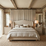 Keiichi Wilmcote Winged Upholstered Bed - Super King