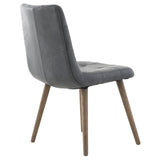 Keiichi Winchcombe Dining Chair – Grey Leather