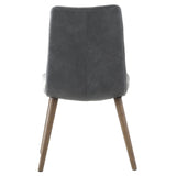 Keiichi Winchcombe Dining Chair – Grey Leather
