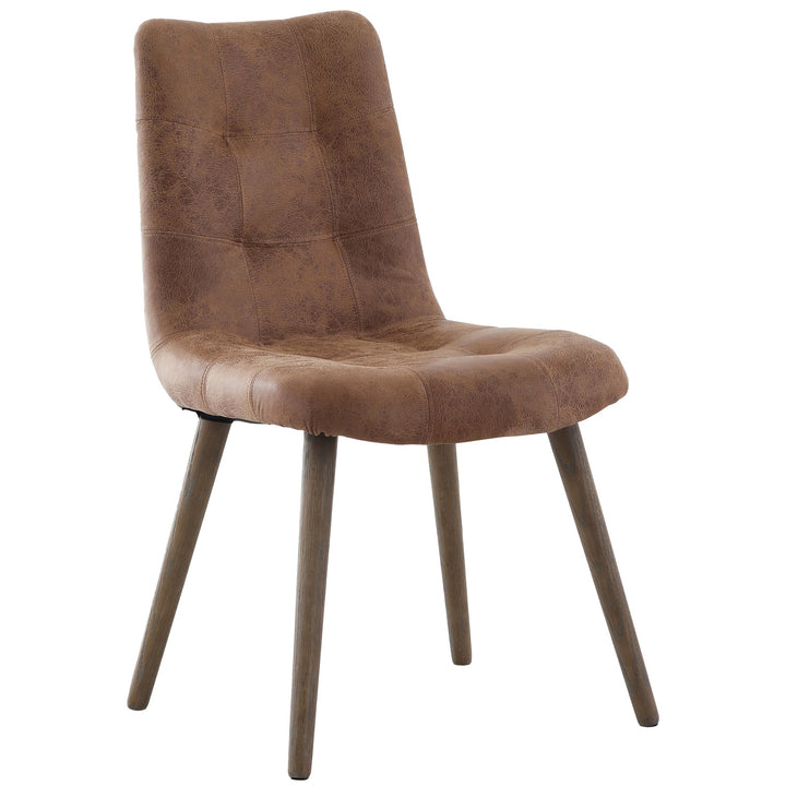 Keiichi Winchcombe Dining Chair – Tan Leather