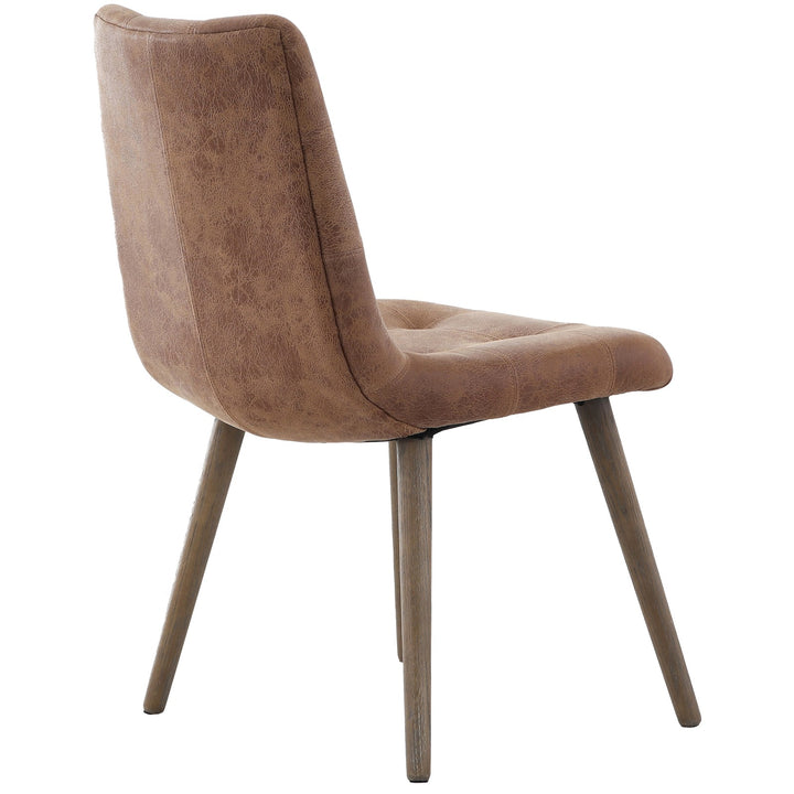 Keiichi Winchcombe Dining Chair – Tan Leather