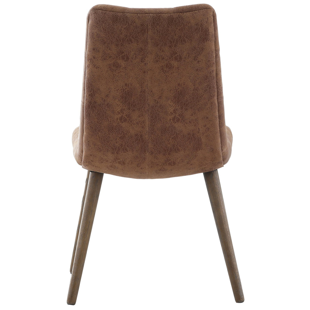 Keiichi Winchcombe Dining Chair – Tan Leather