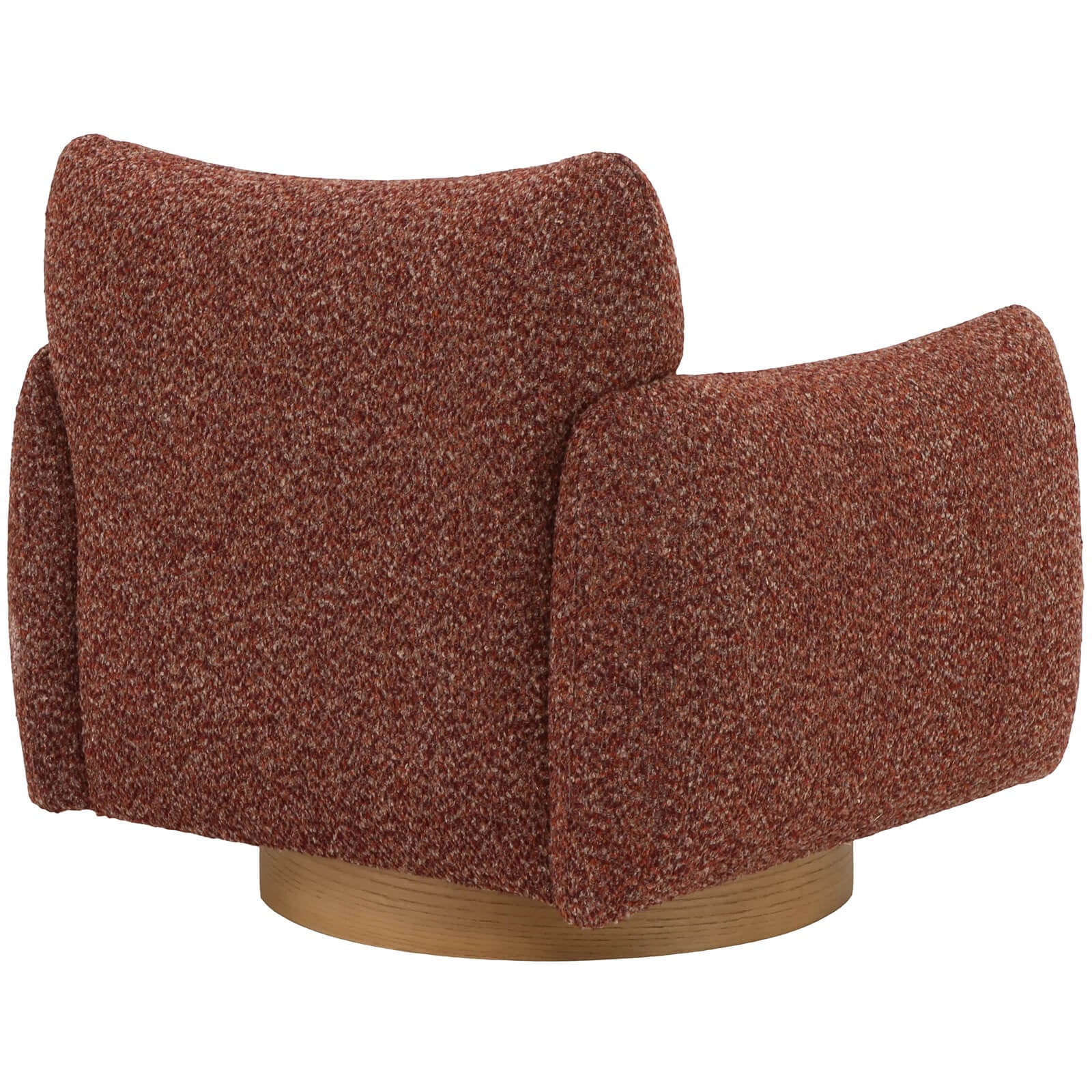 Keiichi Batsford Swivel Chair – Mulberry Boucle