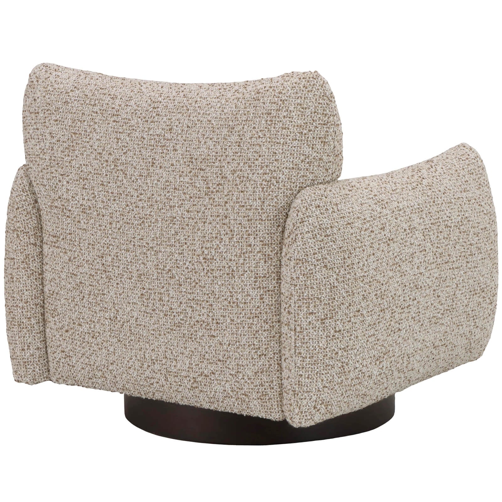 Keiichi Batsford Swivel Chair – Soft Truffle Boucle